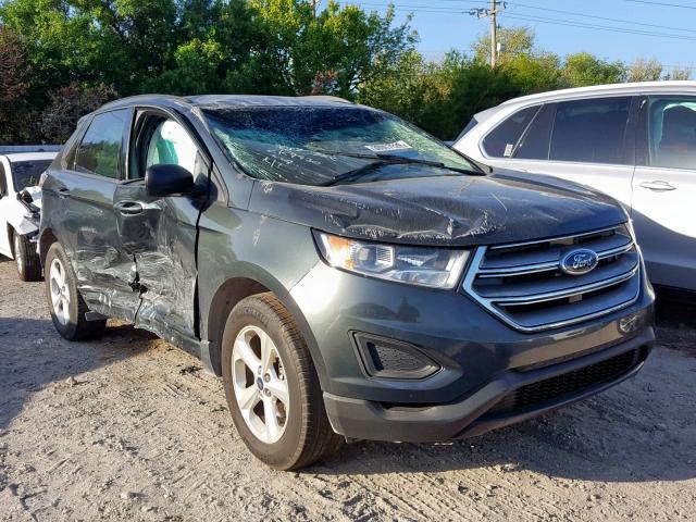 2FMTK3G97FBB76270 - 2015 FORD EDGE SE GRAY photo 1