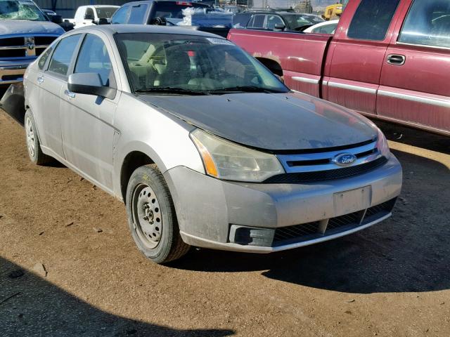 1FAHP34N58W251276 - 2008 FORD FOCUS S/SE SILVER photo 1