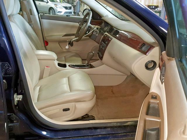 2G1WU583089185431 - 2008 CHEVROLET IMPALA LTZ BLUE photo 5