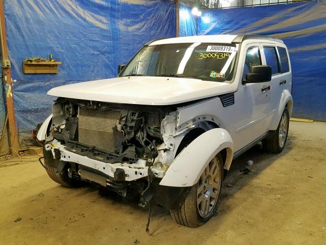 1D4PU4GK6BW598602 - 2011 DODGE NITRO HEAT WHITE photo 2