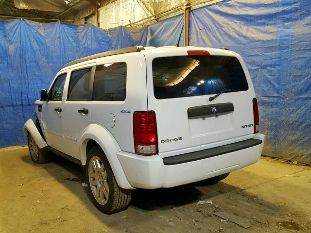 1D4PU4GK6BW598602 - 2011 DODGE NITRO HEAT WHITE photo 3