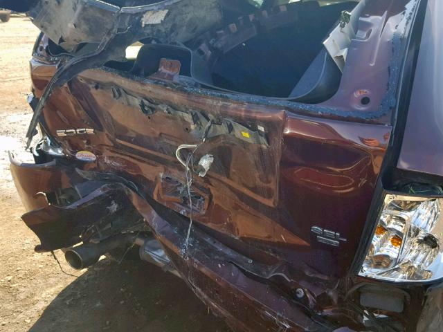 2FMDK4JC5CBA15152 - 2012 FORD EDGE SEL MAROON photo 9