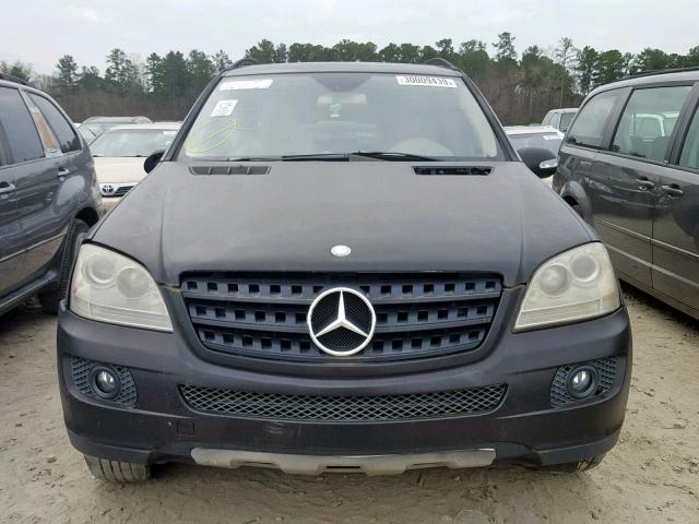 4JGBB86E96A040080 - 2006 MERCEDES-BENZ ML 350 BLACK photo 9