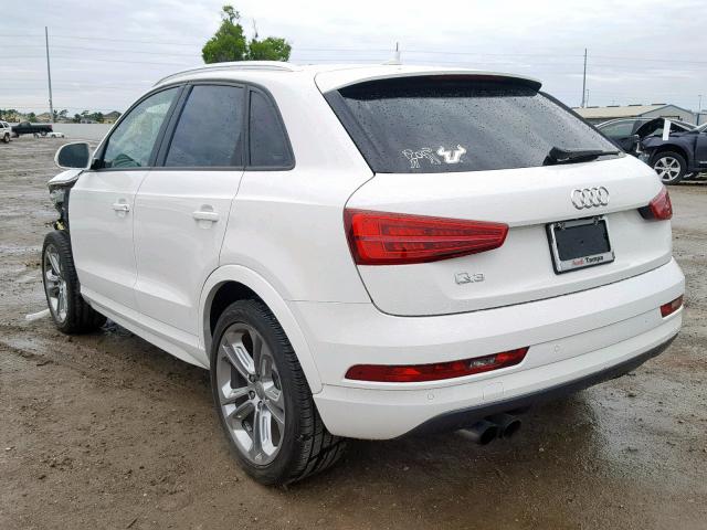 WA1BCCFSXJR003537 - 2018 AUDI Q3 PREMIUM WHITE photo 3