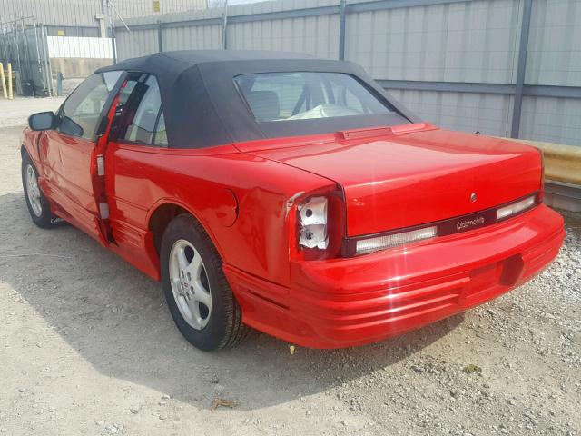 1G3WT35MXRD364124 - 1994 OLDSMOBILE CUTLASS SU RED photo 3