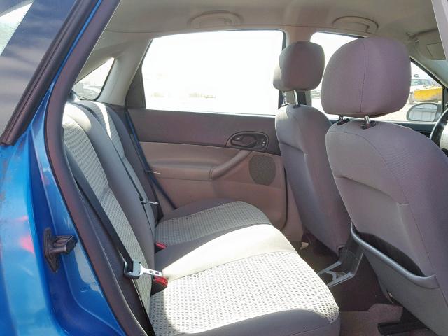 1FAFP34N87W216687 - 2007 FORD FOCUS ZX4 BLUE photo 6