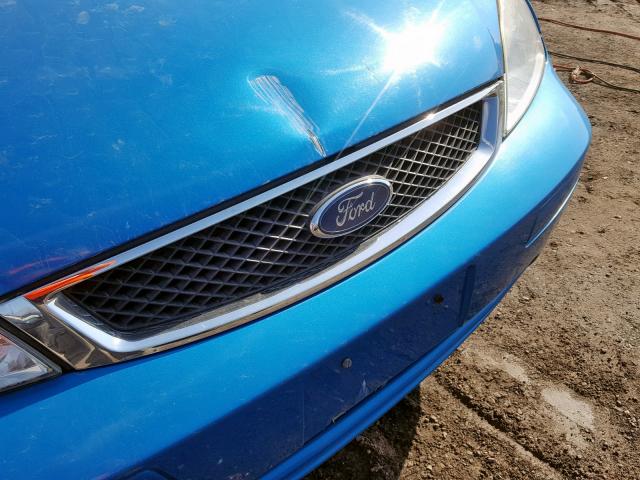 1FAFP34N87W216687 - 2007 FORD FOCUS ZX4 BLUE photo 9