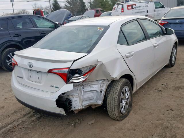 5YFBPRHE5FP204056 - 2015 TOYOTA COROLLA EC 白色 照片 4