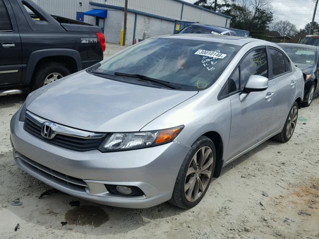 19XFB2F97CE056549 - 2012 HONDA CIVIC EXL SILVER photo 2