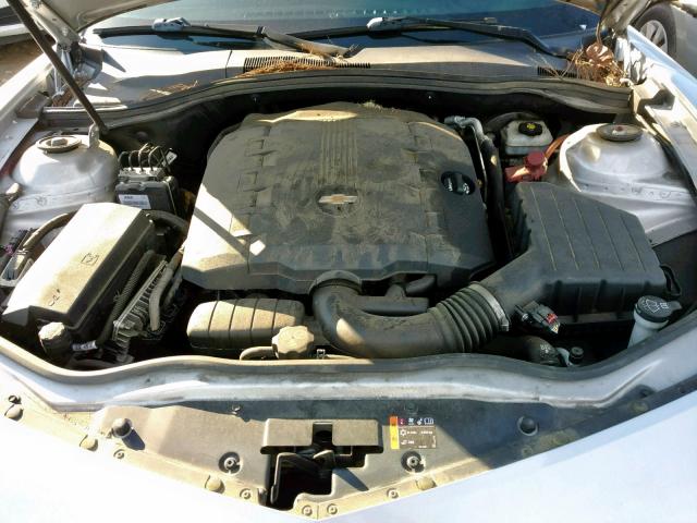 2G1FA1E39C9200538 - 2012 CHEVROLET CAMARO LS SILVER photo 7