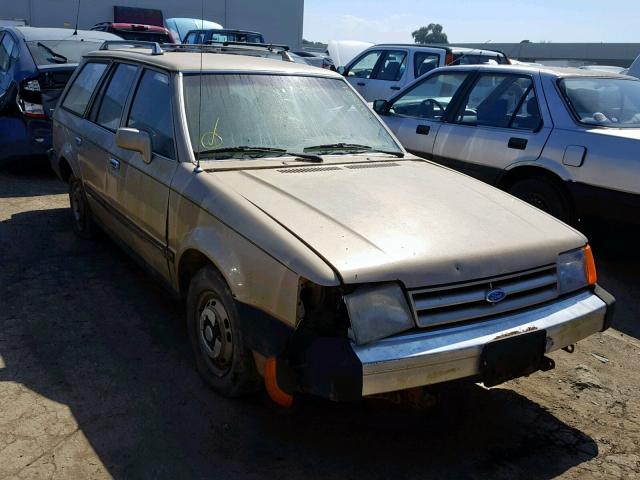 1FAPP2899JW223893 - 1988 FORD ESCORT GL TAN photo 1