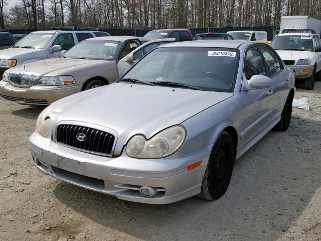 KMHWF25S34A942845 - 2004 HYUNDAI SONATA GL SILVER photo 2