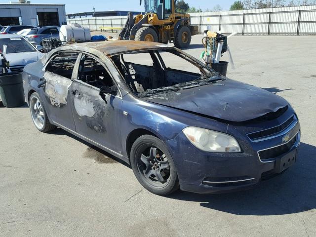 1G1ZH57B384204616 - 2008 CHEVROLET MALIBU 1LT დამწვარი ფოტო 1