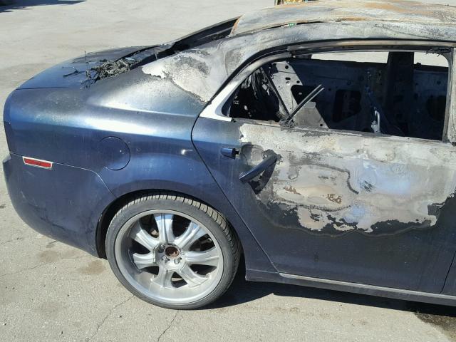 1G1ZH57B384204616 - 2008 CHEVROLET MALIBU 1LT დამწვარი ფოტო 10