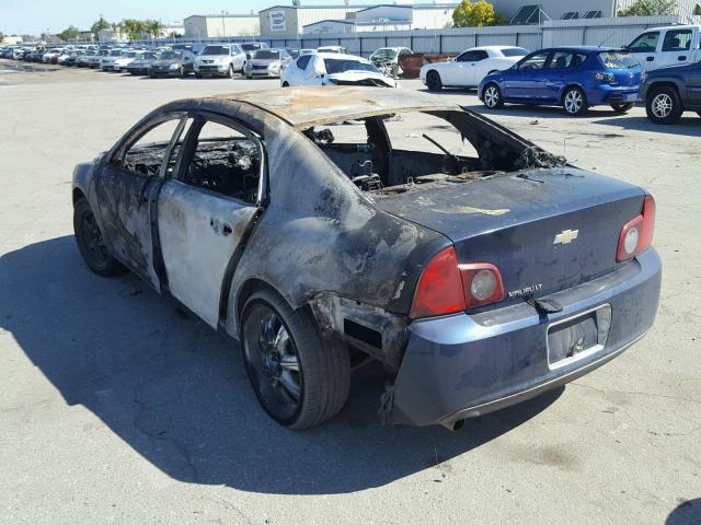 1G1ZH57B384204616 - 2008 CHEVROLET MALIBU 1LT დამწვარი ფოტო 3