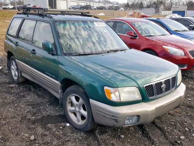 JF1SF65511G729721 - 2001 SUBARU FORESTER S GREEN photo 1