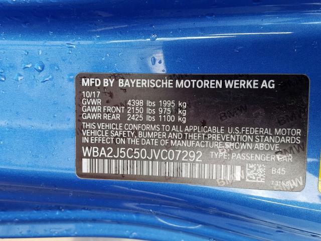 WBA2J5C50JVC07292 - 2018 BMW M240I  photo 10