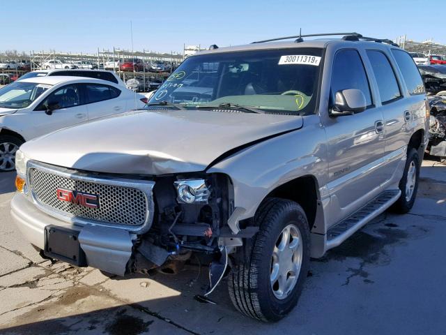 1GKEK63U54J141880 - 2004 GMC YUKON DENA BEIGE photo 2