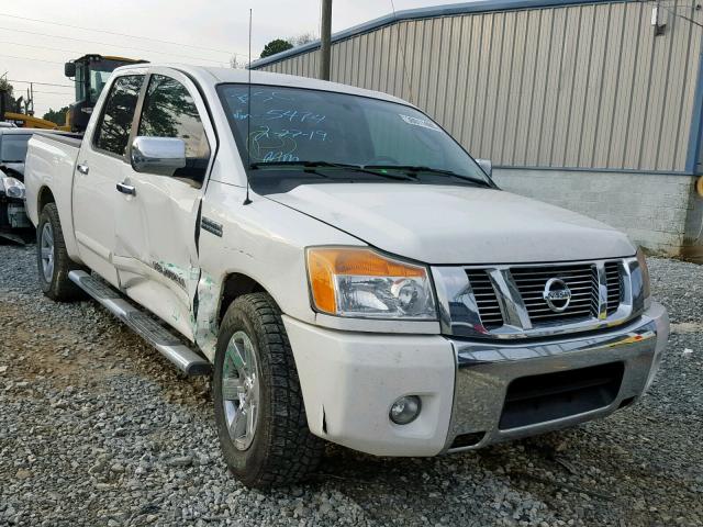 1N6BA0ED1BN315474 - 2011 NISSAN TITAN S WHITE photo 1