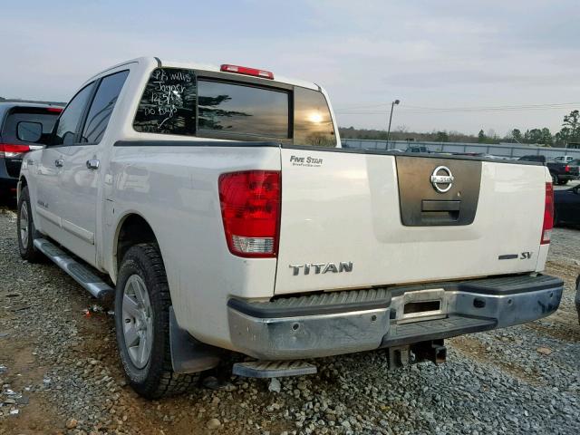 1N6BA0ED1BN315474 - 2011 NISSAN TITAN S WHITE photo 3