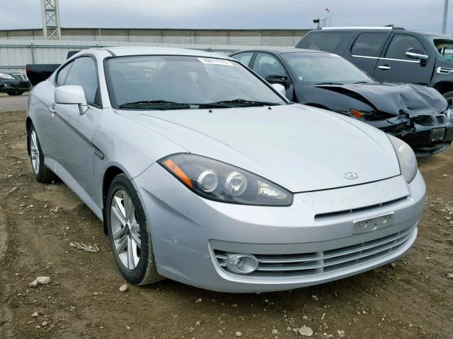 KMHHM66D58U291485 - 2008 HYUNDAI TIBURON GS SILVER photo 1