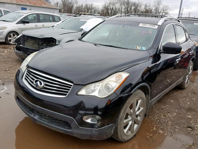 JN1AJ0HR0BM850794 - 2011 INFINITI EX35 BASE BLACK photo 2