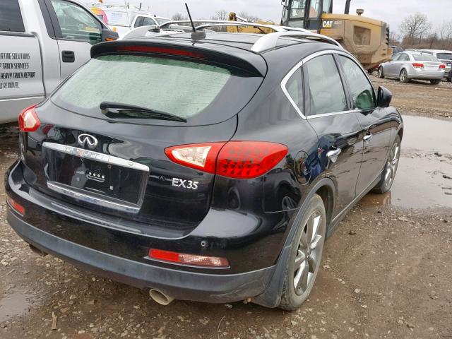 JN1AJ0HR0BM850794 - 2011 INFINITI EX35 BASE BLACK photo 4