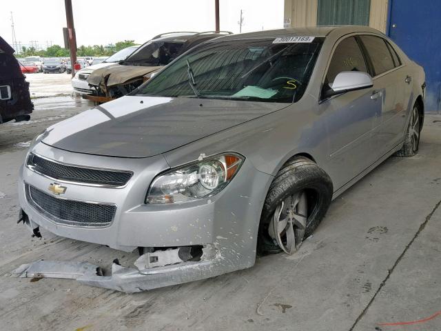 1G1ZJ57B09F177014 - 2009 CHEVROLET MALIBU 2LT SILVER photo 2