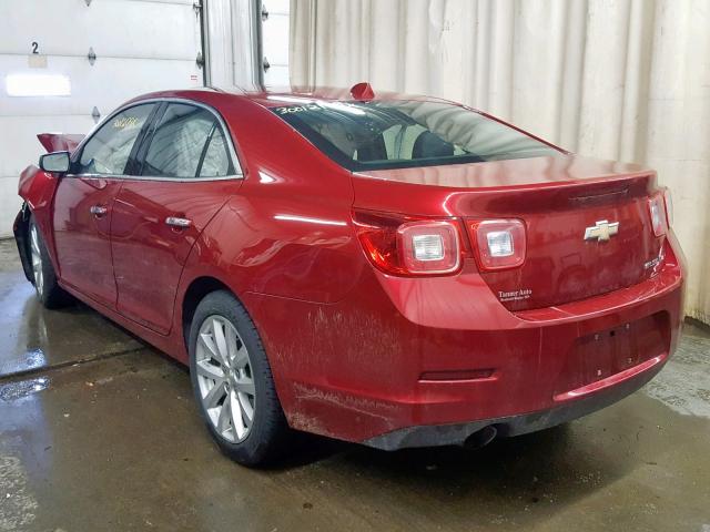 1G11H5SA2DF217349 - 2013 CHEVROLET MALIBU LTZ RED photo 3