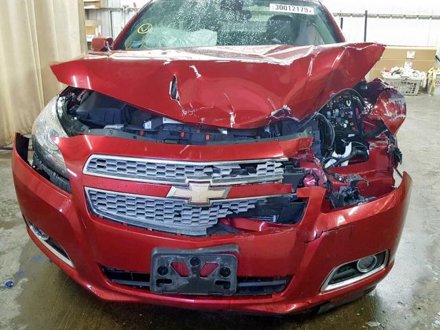 1G11H5SA2DF217349 - 2013 CHEVROLET MALIBU LTZ RED photo 9