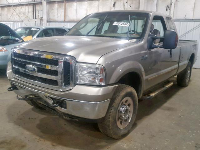 1FTSX21546EA53998 - 2006 FORD F250 SUPER GOLD photo 2