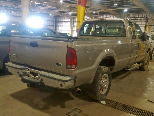 1FTSX21546EA53998 - 2006 FORD F250 SUPER GOLD photo 4