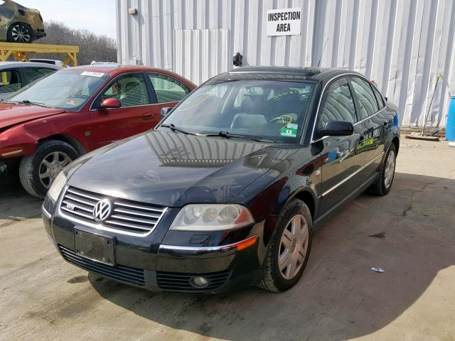 WVWUK63B23P057890 - 2003 VOLKSWAGEN PASSAT W8 BLACK photo 2