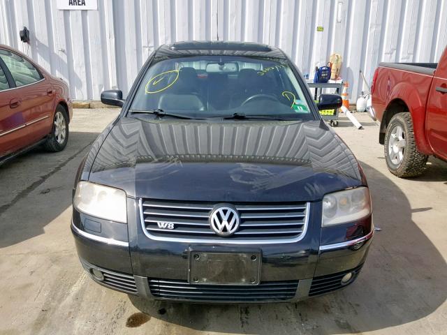 WVWUK63B23P057890 - 2003 VOLKSWAGEN PASSAT W8 BLACK photo 9