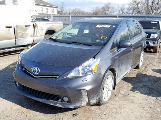 JTDZN3EU7D3201663 - 2013 TOYOTA PRIUS V CHARCOAL photo 2