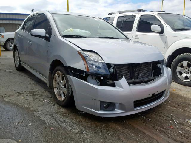 3N1AB6AP9CL626167 - 2012 NISSAN SENTRA 2.0 SILVER photo 1