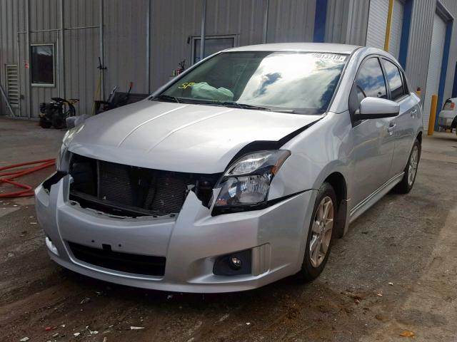 3N1AB6AP9CL626167 - 2012 NISSAN SENTRA 2.0 SILVER photo 2