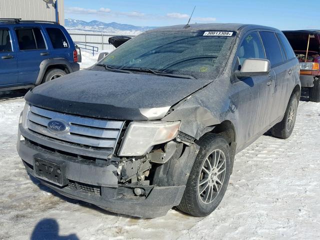 2FMDK48C18BA79802 - 2008 FORD EDGE SEL SILVER photo 2