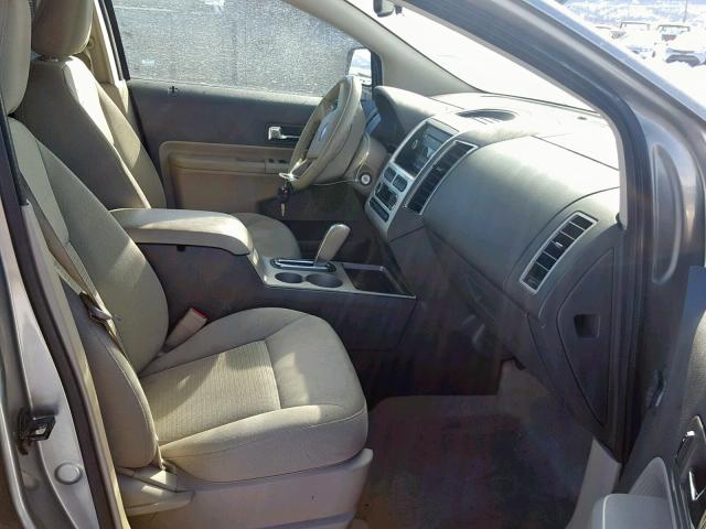 2FMDK48C18BA79802 - 2008 FORD EDGE SEL SILVER photo 5