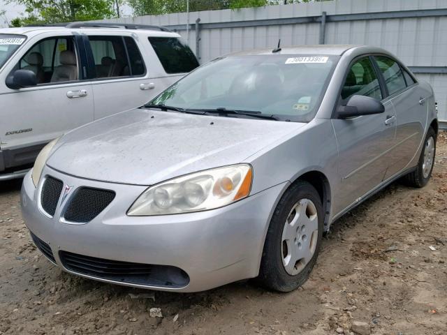 1G2ZF57B084102191 - 2008 PONTIAC G6 VALUE L SILVER photo 2