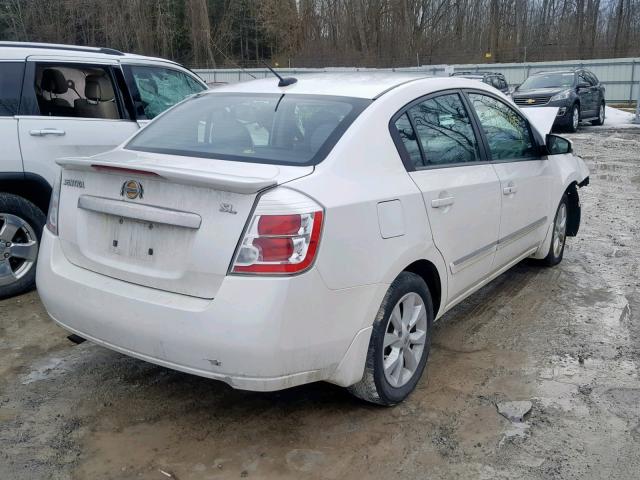 3N1AB6AP7BL713841 - 2011 NISSAN SENTRA 2.0 WHITE photo 4