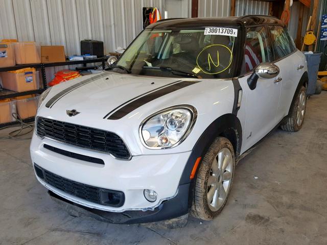 WMWZC5C54EWP38128 - 2014 MINI COOPER S C WHITE photo 2