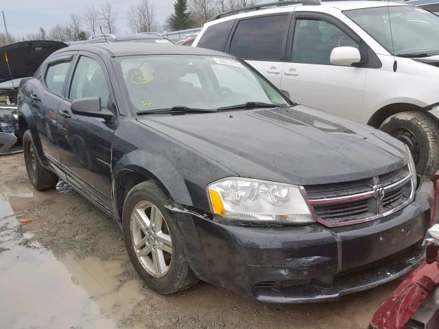 1B3LC56K08N566718 - 2008 DODGE AVENGER SX BLACK photo 1