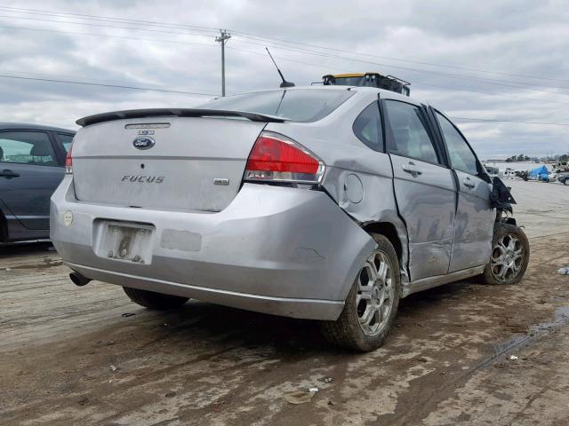 1FAHP36N69W127726 - 2009 FORD FOCUS SES SILVER photo 4