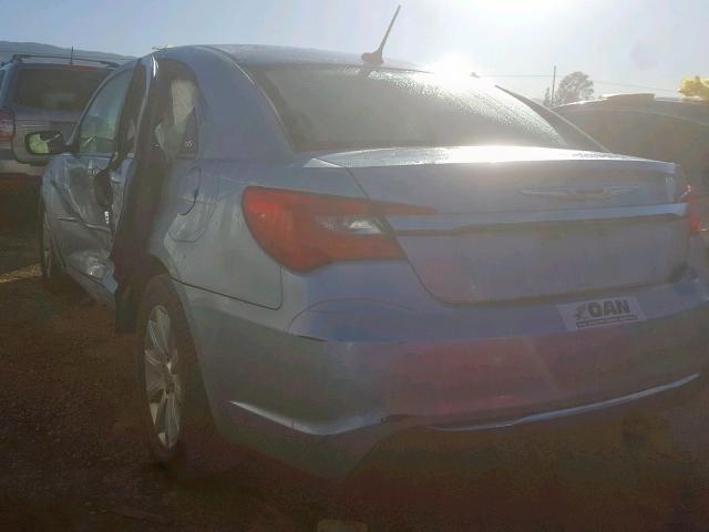 1C3CCBBB4DN589923 - 2013 CHRYSLER 200 TOURIN GRAY photo 3