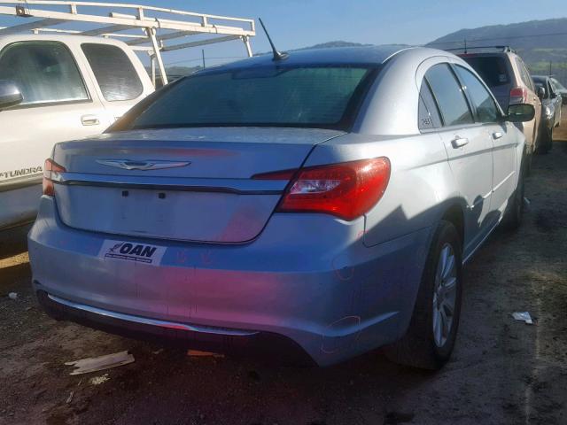 1C3CCBBB4DN589923 - 2013 CHRYSLER 200 TOURIN GRAY photo 4