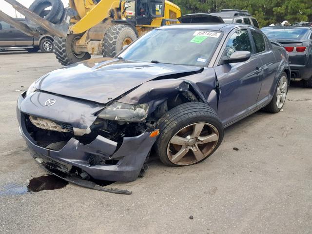 JM1FE173570209777 - 2007 MAZDA RX8 GRAY photo 2