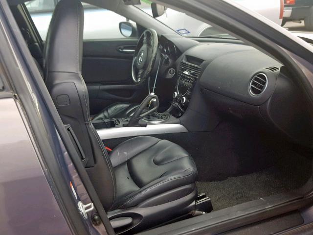 JM1FE173570209777 - 2007 MAZDA RX8 GRAY photo 5