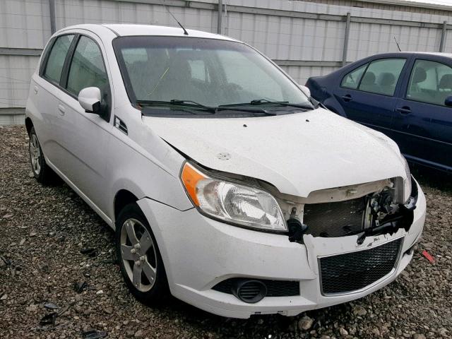 KL1TD6DE7BB134447 - 2011 CHEVROLET AVEO LS WHITE photo 1