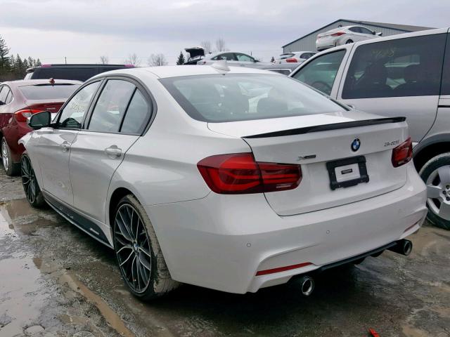 WBA8B7C55JA573188 - 2018 BMW 340 XI WHITE photo 3